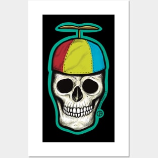 Propeller Beanie Skull Posters and Art